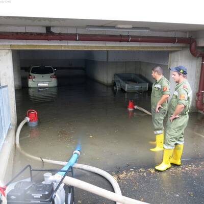 Mehrere Keller wurden überflutet