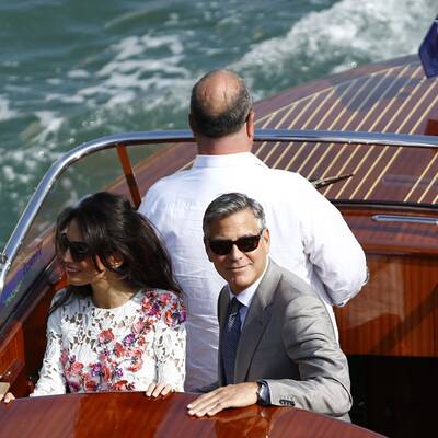George Clooney & Amal: Die ersten Fotos nach der Hochzeit