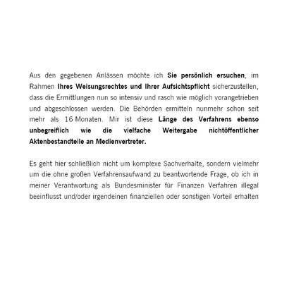 Grassers Brief an Bandion-Ortner