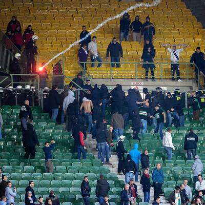 Wiener Derby: Randale auf der Tribüne