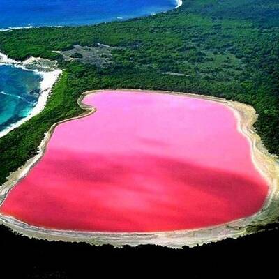 Hier befindet sich der See