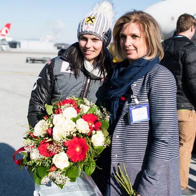 Bilder: Fenninger in Salzburg gelandet