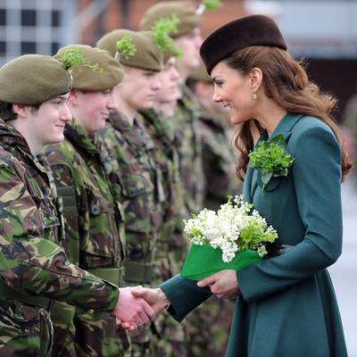 Kate schmiss sich  für den St. Patrick’s Day in Schale.