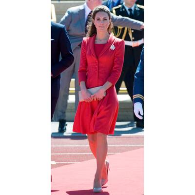 Lack-Heels von LK Bennett sind die bevorzugten Treter der Mode-Queen.