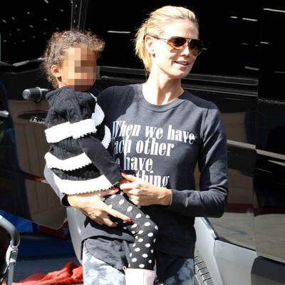 Heidi Klum mit ihren Kids in L.A 