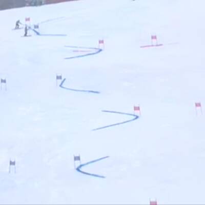 Die Bilder des Damen Riesentorlaufes