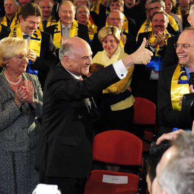 Pröll feiert seine Schluss-Veranstaltung