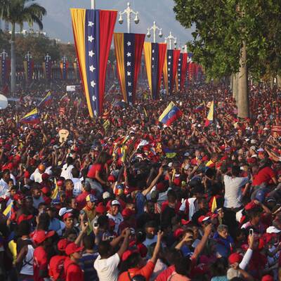 Chavez' Leichnam aufgebahrt