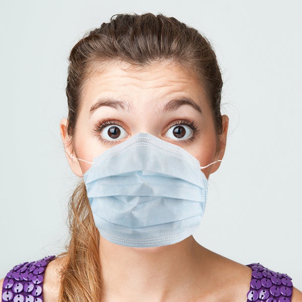 Mimik mit Maske