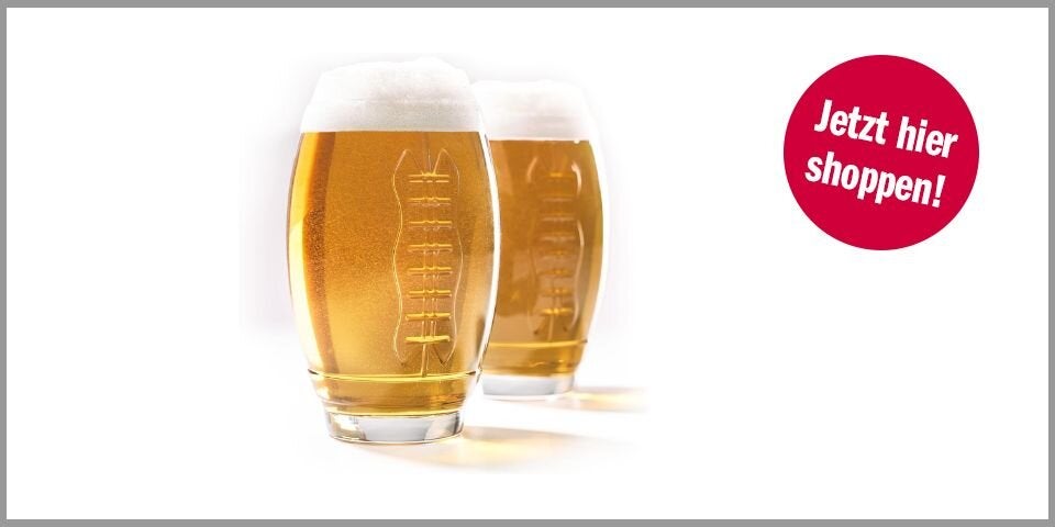 40YARDS American Football Glas (2er-Set) – für 19,99 Euro bei Amazon*&nbsp;