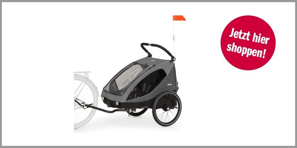 Hauck Dryk Duo Fahrradanhänger – für 302,30 Euro bei Amazon* 