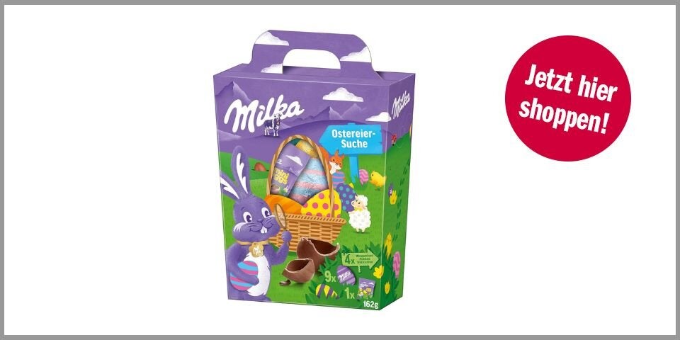 Milka Ostereiersuche Mix (162 g) – für 6,05 Euro bei Amazon* 