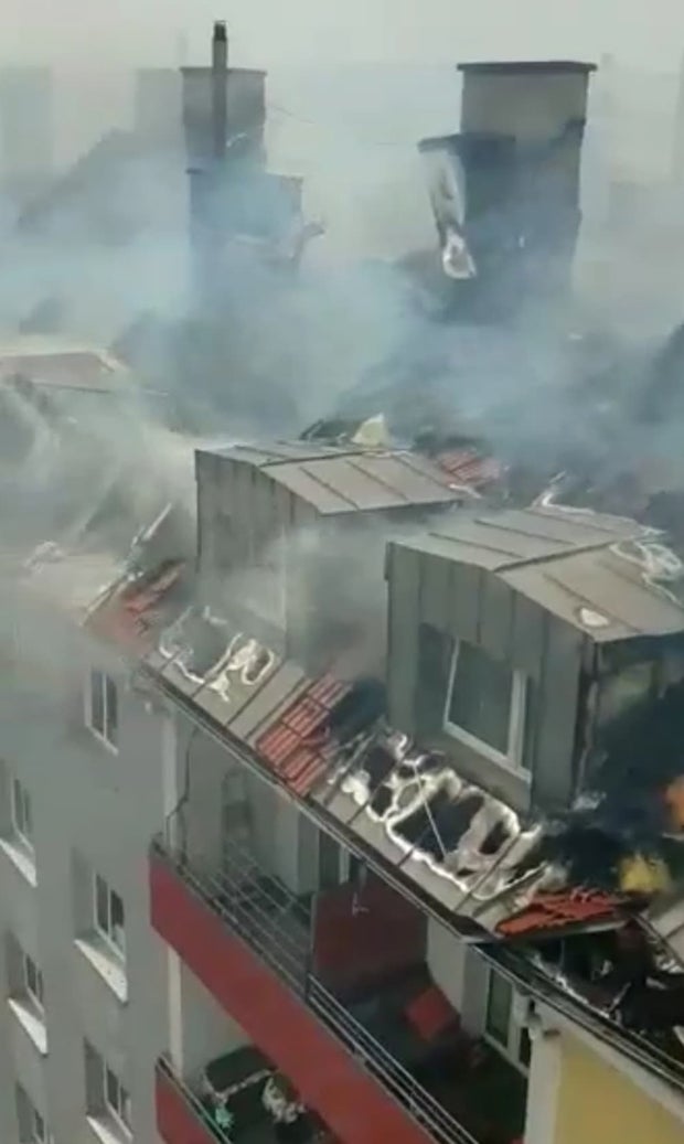 Die ersten Bilder nach dem Feuer-Inferno