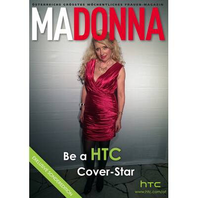 Cover-Model by HTC & MADONNA 