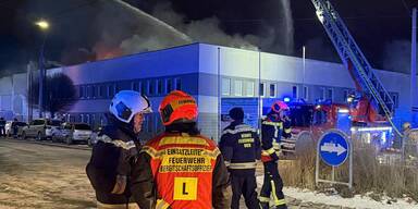 Gro&szlig;brand Firma Wien
