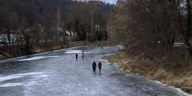 Eislaufen auf Natureis ist HIER aktuell m&ouml;glich