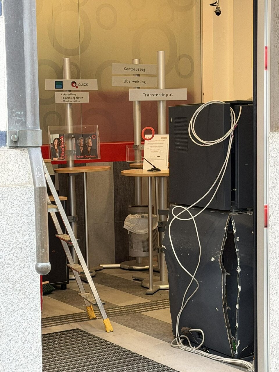 Bankomatsprengung Döbling Oberbank