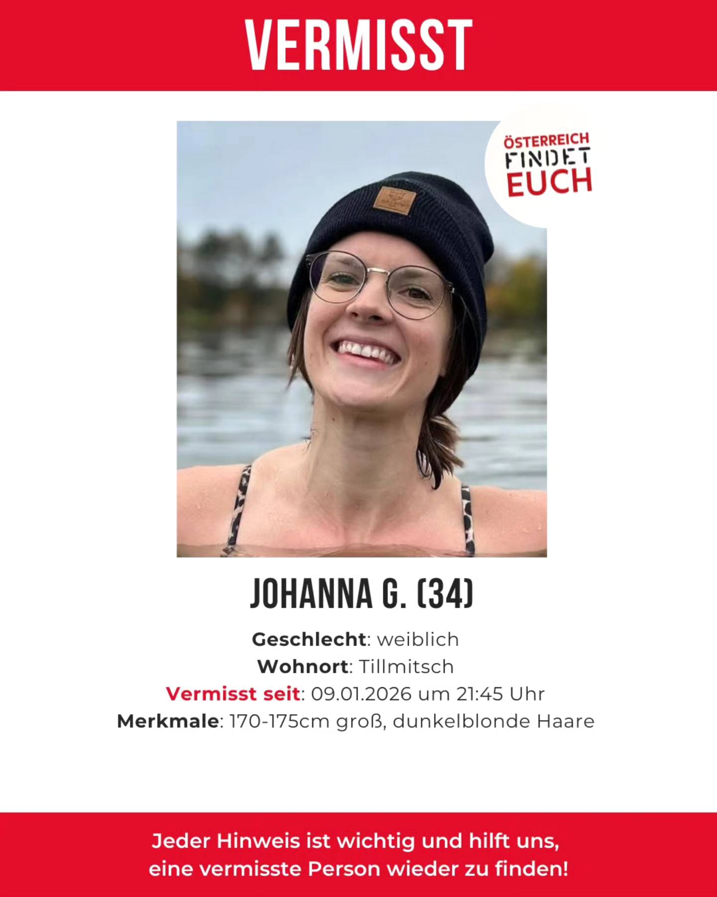 Johanna G. vermisst