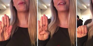 hANDZEICHEN GEGE HÄUSLICHE gEWALT