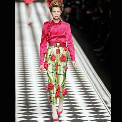 Herbst/Wintermode in Fuchsia