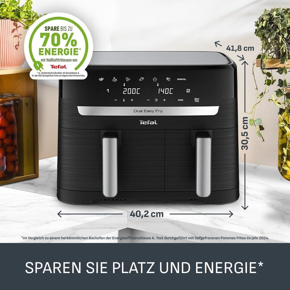 Tefal Dual Easy Fry Heißluftfritteuse