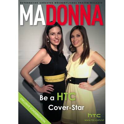 Cover-Model by HTC & MADONNA 