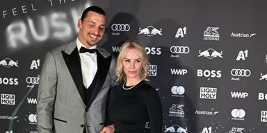 Zlatan Ibrahimovic mit seiner Helena Seger&nbsp;