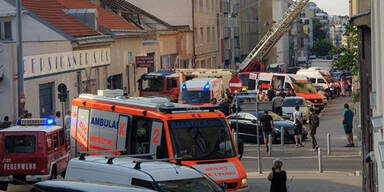 CO-Unfall in Favoriten Leebgasse