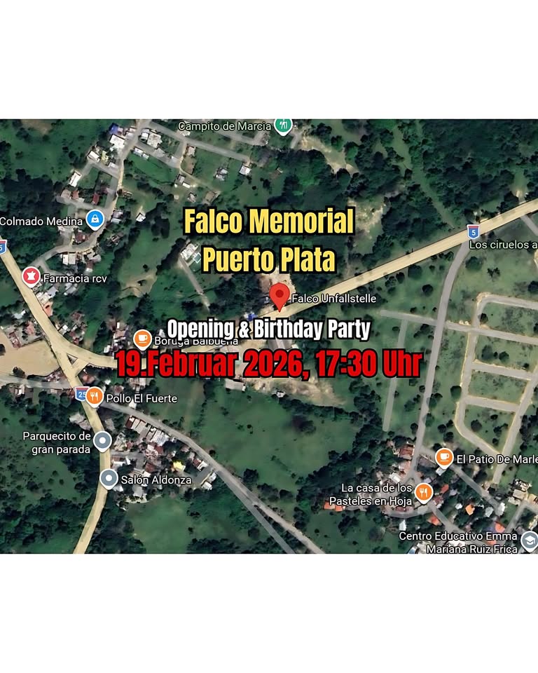 Ankündigung zur Enthüllung.