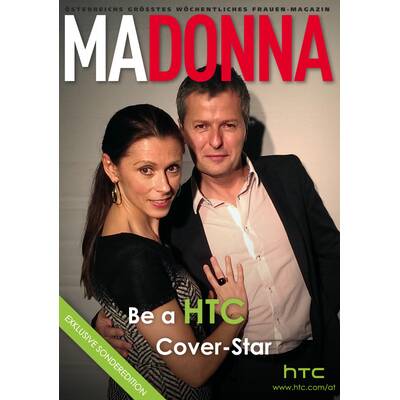 Cover-Model by HTC & MADONNA 