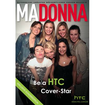 Cover-Model by HTC & MADONNA 