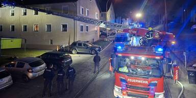 Florianis bek&auml;mpften Flammen: Wohnung abgebrannt.