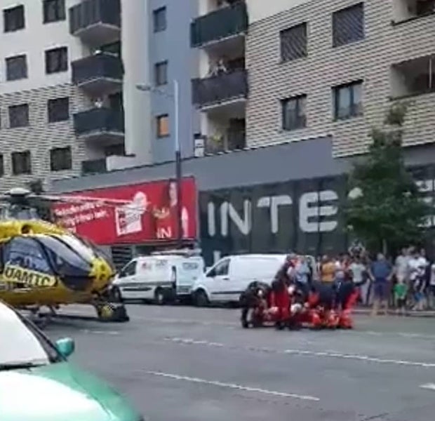 Spektakulärer Hubschrauber-Einsatz in Wien