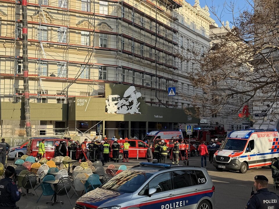 Baugerüst in Wien-Alsergrund eingestürzt