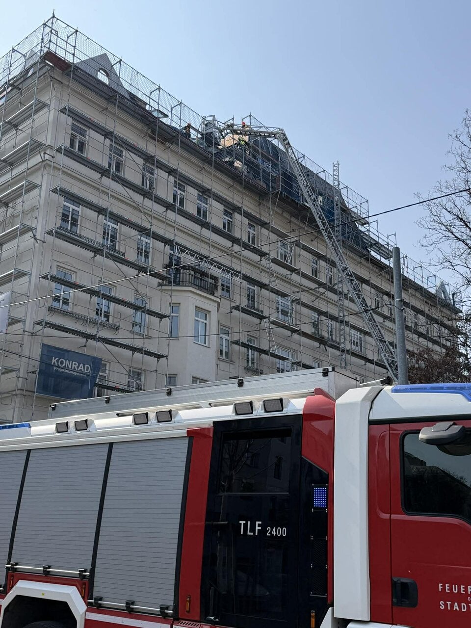 Dachgeschoß Brand