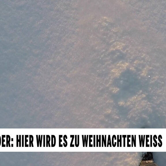 Schnee-Wunder: Hier wird es zu Weihnachten weiß