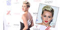 Miley mit weißem Puder auf Maxim Party