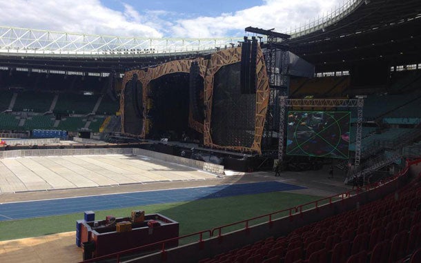 Rolling Stones im Happel-Stadion