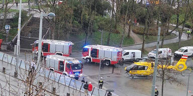 Rettungseinsatz am Karlsplatz