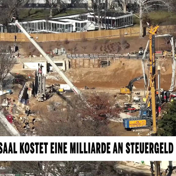Trumps Ballsaal kostet eine Milliarde an Steuergeld