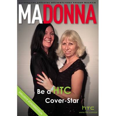 Cover-Model by HTC & MADONNA 