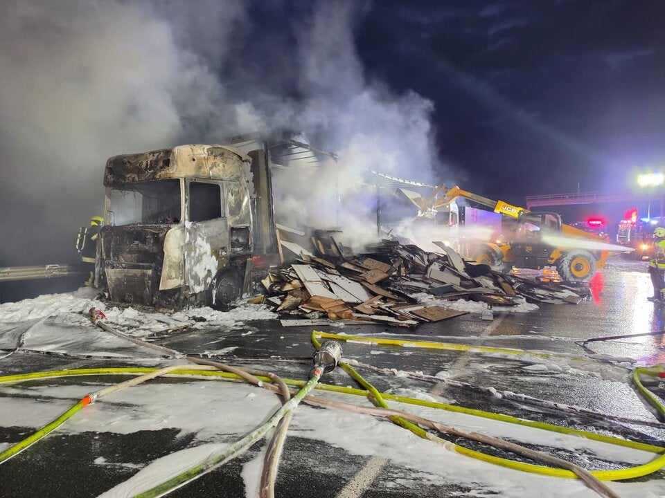 Drasenhofen LKW Brand