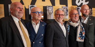 Manfred Ainedter, Kurt Mann, Adi Hirschal, Otto Retzer, und Michael Mann.
