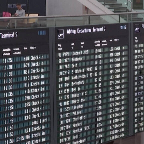 Streik der Flugbegleiter bei der Lufthansa begonnen