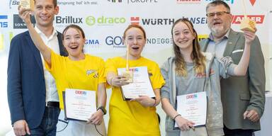 Zwillinge sind Nieder&ouml;sterreichs beste Maler-Lehrlinge