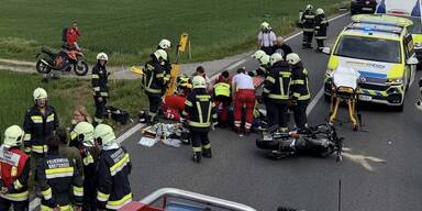 2 Biker lebensgefahr Lassee