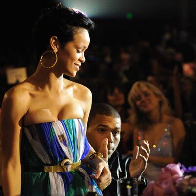 Stunden vor Eklat turtelten Rihanna & Chris