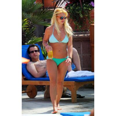 Britney Spears badet mit ihren Kids