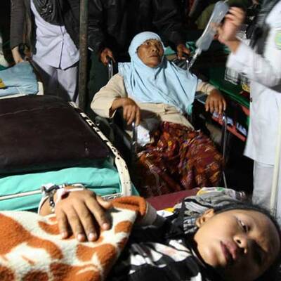 Schweres Beben in Sumatra