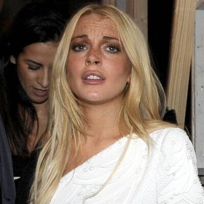 Lindsay Lohan - tiefe Falten mit 23!